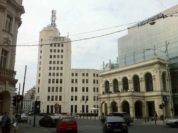 Boekarest, centraal gebied weergeven — Stockfoto