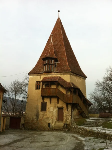 Ο τσαγκάρης s Πύργος, Σιγκισοάρα, Ρουμανία — Φωτογραφία Αρχείου