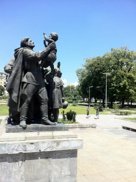 Monumento ao Exército Soviético, Sofia, Bulgária — Fotografia de Stock