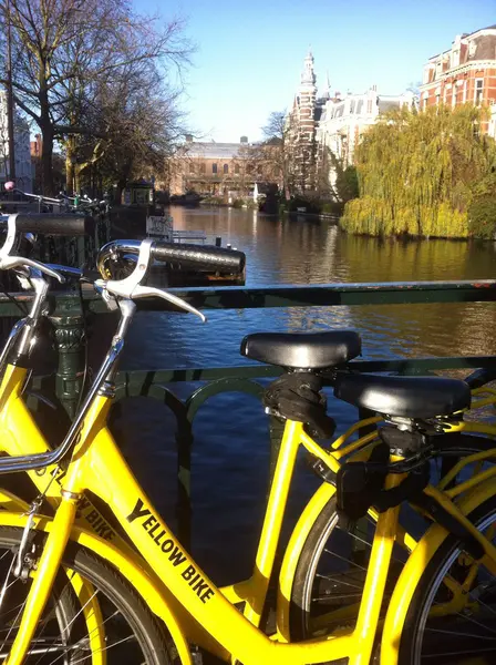 Návštěvu Amsterdamu — Stock fotografie