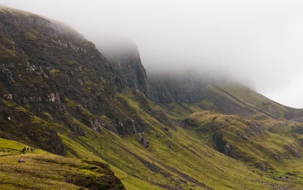 Quiraing pohoří, Aberdeen, Skotsko — Stock fotografie