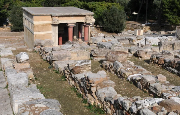 Starobylé paláce knossos — Stock fotografie