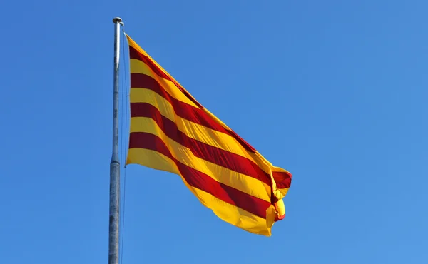Bandera de Cataluña España — Foto de Stock