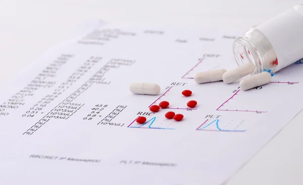 Relatório médico — Fotografia de Stock