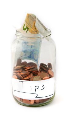 para için ipuçları ile jar