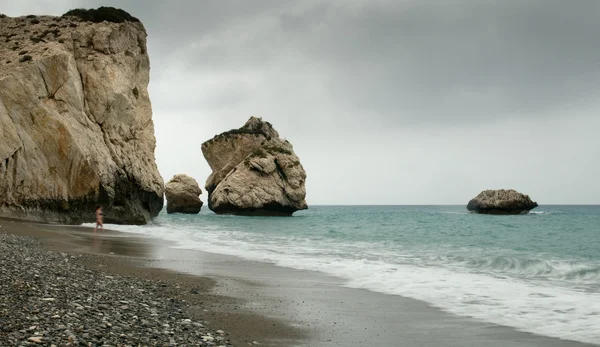 Skały Afrodyty, Pafos, Cypr — Zdjęcie stockowe