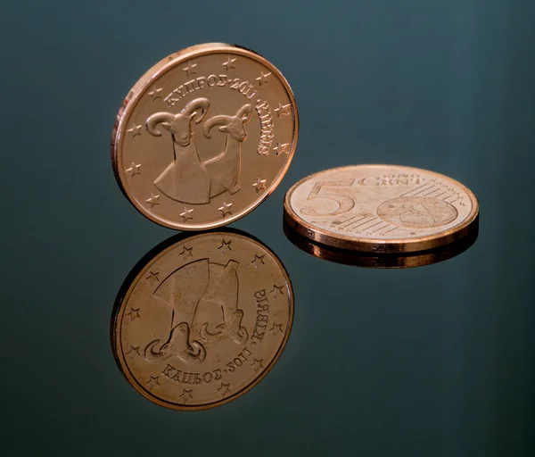 Pièce en euros, Chypre — Photo