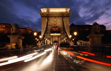Budapeşte 'deki Zincir Köprüsü