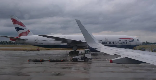 Heathrow England September 2021 Flugzeug Von British Airways Auf Dem — Stockfoto