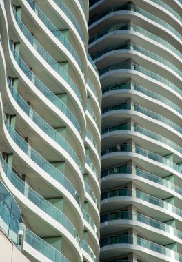 Modern ofis ve ev inşaatı detayları. Lüks gayrimenkul. Çağdaş mimari tasarımı