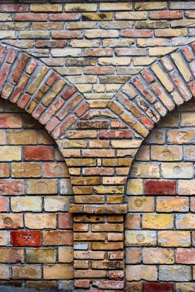 old broken brick wall. Brick wall texture Background, Block pattern.