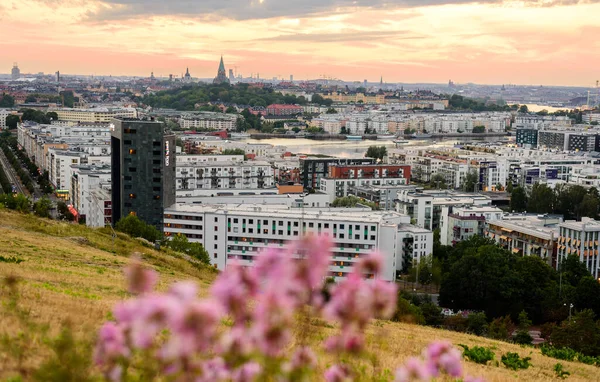 Panorama Hammarby Stockholm Sweden — Stockfoto