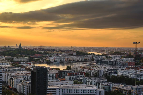 Panorama Hammarby Stockholm Sweden — Foto de Stock