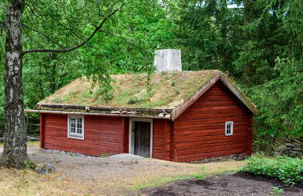 Skansen Park Stockholm Ancient Swedish Farm — стоковое фото