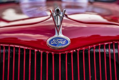 08.28.2022, Macaristan, Szodliget - Klasik araba ve motosiklet toplantısı