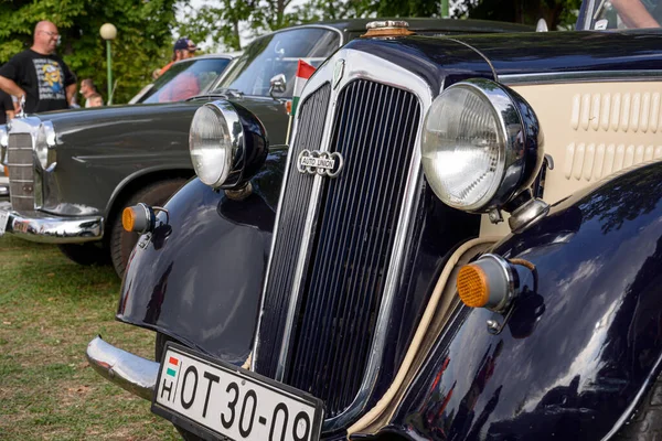 2022 Ungern Szodliget Vintage Bil Och Motorcykelmöte — Stockfoto