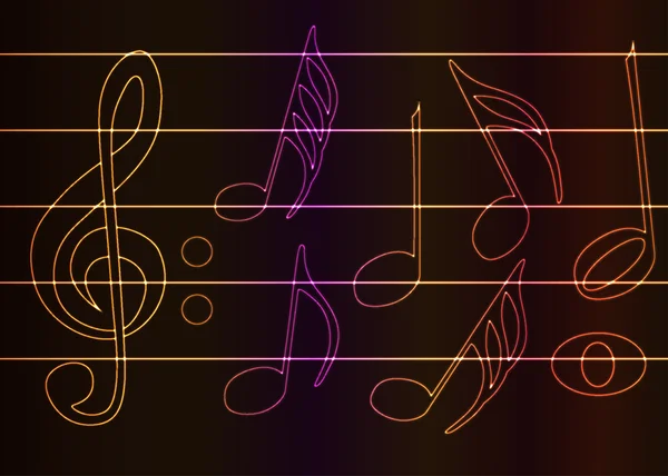 Яскрава музика — стоковий вектор