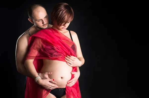 Ouders in studio — Stockfoto