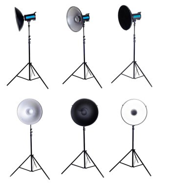 plato de belleza de equipo foto estudio aislado