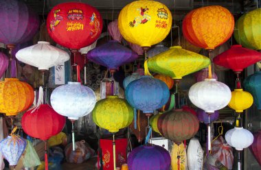 Bisiklet penceresinde, hoi an, vietnam