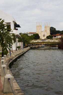 Kilise St francis xavier ve malacca Nehri