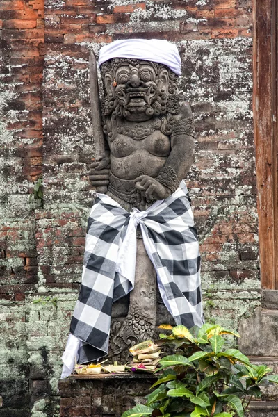 Hindu Guardian statue, Denpasar, Bali Stock Photo