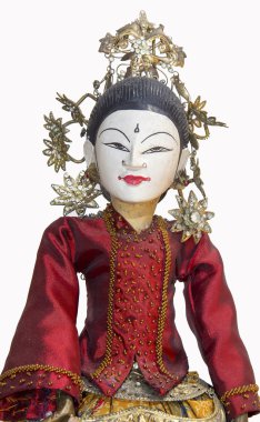 Endonezya wayang golek oyuncak kukla