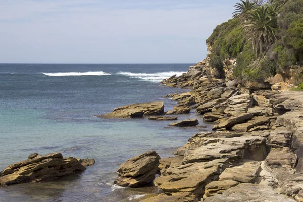 Felsige Küste, Gordon 's Bay, nsw, Australien — Stockfoto