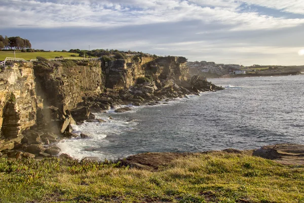 Ακτογραμμή κοντά σε coogee, Νότια Νέα Ουαλία, Αυστραλία — Φωτογραφία Αρχείου