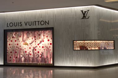 Bangkok, Tayland - Ekim 11: louis vuitton deposunda siam parago