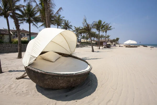 Cabana on beach — Stock Photo, Image