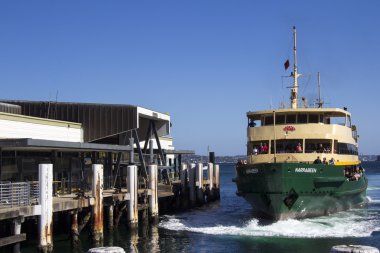 Sydney, Avustralya 13: mna gelen feribot narrabeen