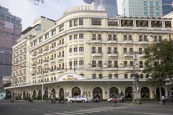Ho chi minh-staden, vietnam-November 3rd: Hotellet majestic på novembe — Stockfoto