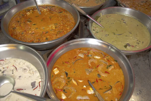 Tajskie curry — Zdjęcie stockowe