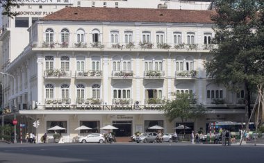 Ho chi minh city, vietnam-Ekim 5: 5 n hotel continental