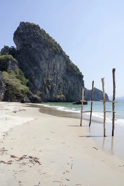 Bastoni sulla spiaggia di Yao 2 — Foto Stock