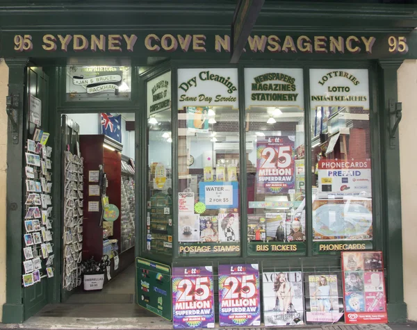 Sydney cove newsagency — Stock Photo, Image