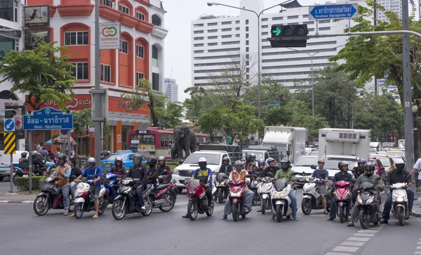 Bangkok trafik - Stock-foto