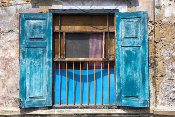 Blue shutters — Stock Photo, Image