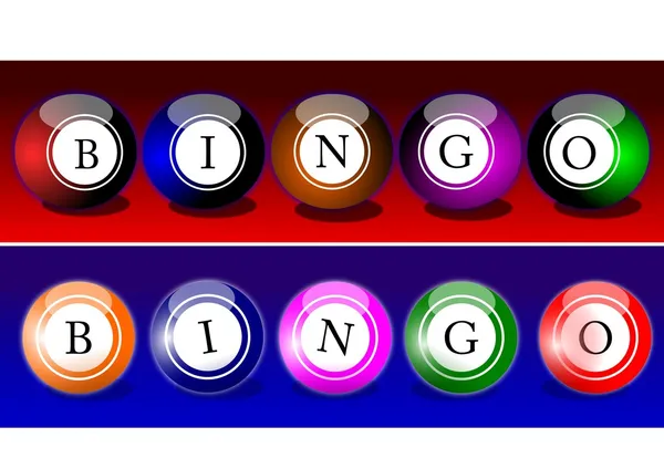 Bolas de bingo — Fotografia de Stock