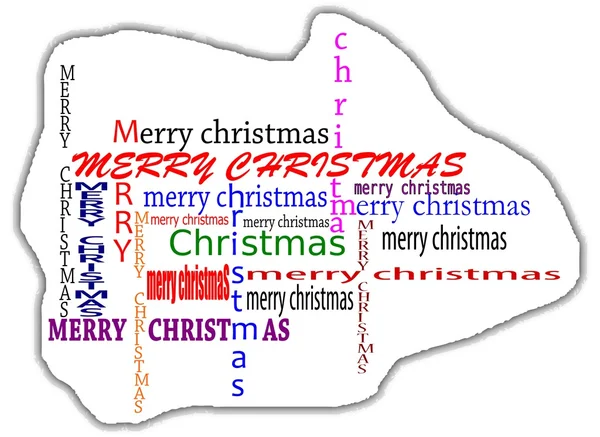 Merry christmas tag cloud