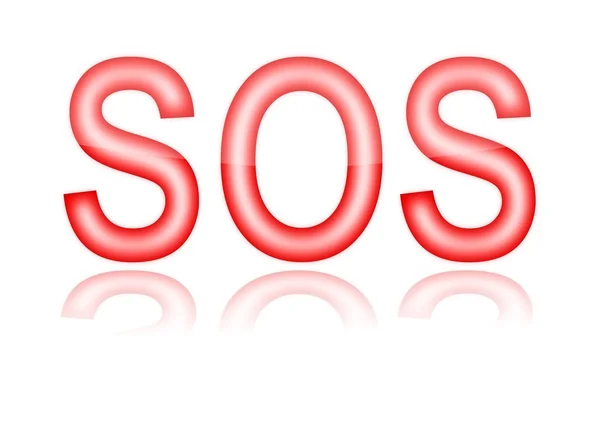 Red sos — Stock Photo, Image