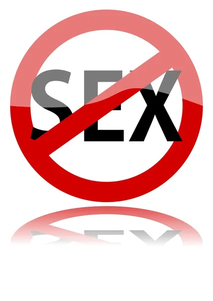Kein Sex — Stockfoto