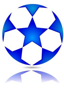 mavi yıldızlar futbol topu