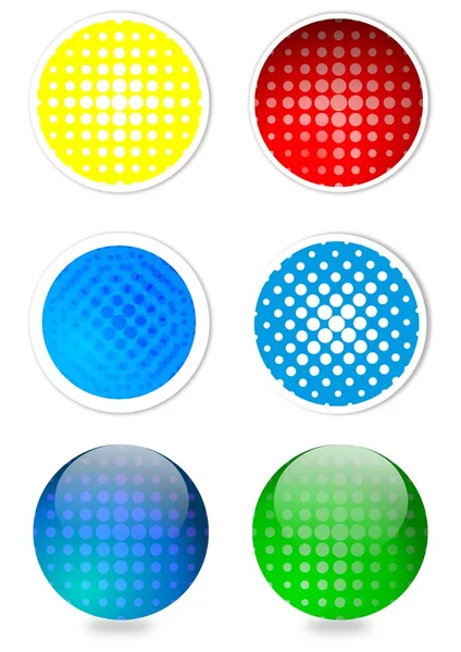 Colored circles and balls — Stock Photo, Image