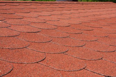 Kırmızı asfalt shingle