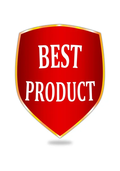 Un'etichetta che indica il prodotto migliore — Foto Stock