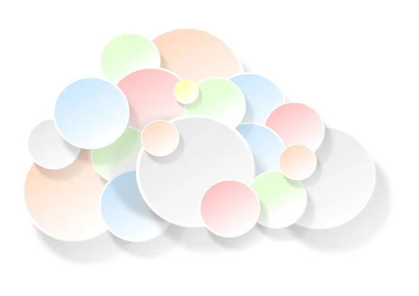 Many colorful bubbles for example, your text — Stock Photo, Image