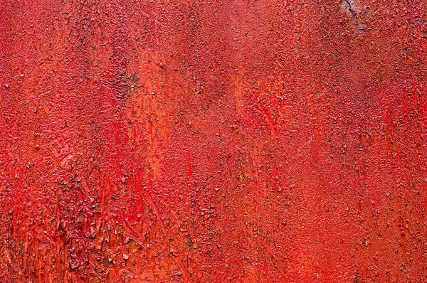 Red Rusty Metal Texture — Stock Photo, Image