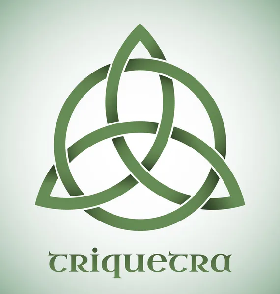 Triquetra σύμβολο με κλίσεις — Διανυσματικό Αρχείο